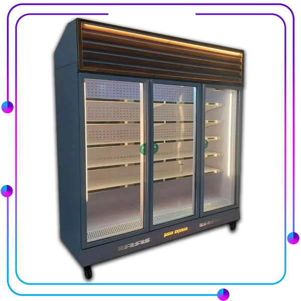 یخچال ایستاده طرح چوب