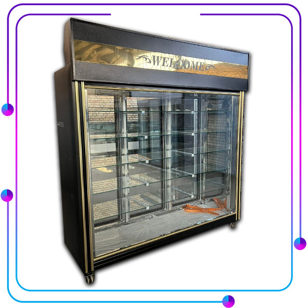 یخچال ایستاده سه درب دوطرف نما