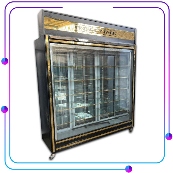 یخچال لبنیاتی دوطرف شیشه