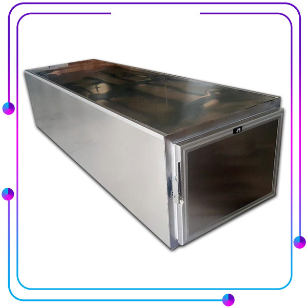 سردخانه جسد تک کابین گالوانیزه