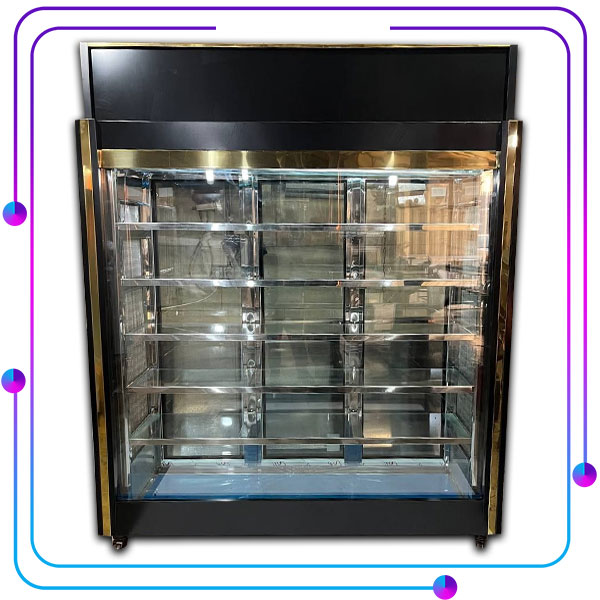 یخچال ایستاده دوطرف شیشه