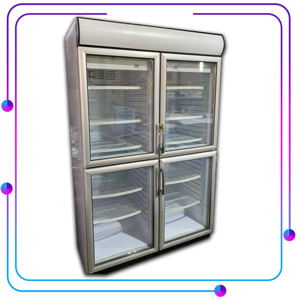 یخچال ایستاده چهار درب یک طرف نما